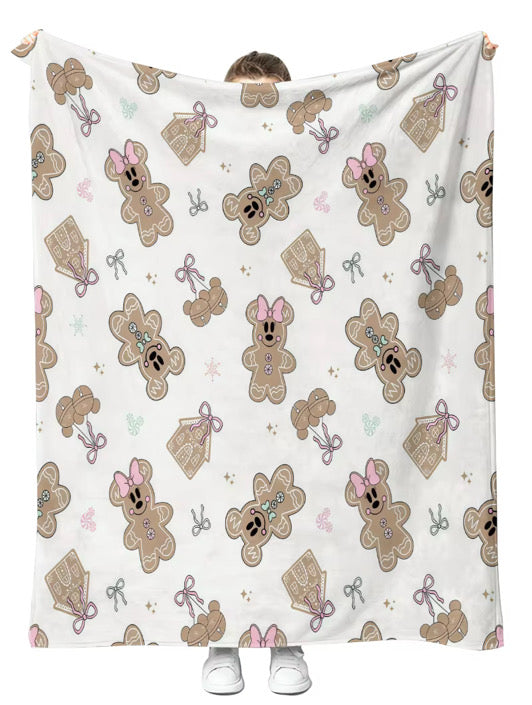 Girly gingerbread blanket PRE-ORDER