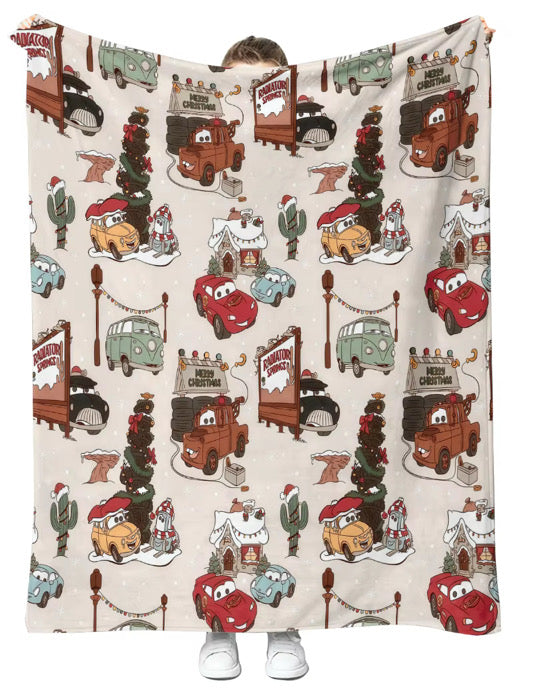 Cars Christmas blanket PRE-ORDEE