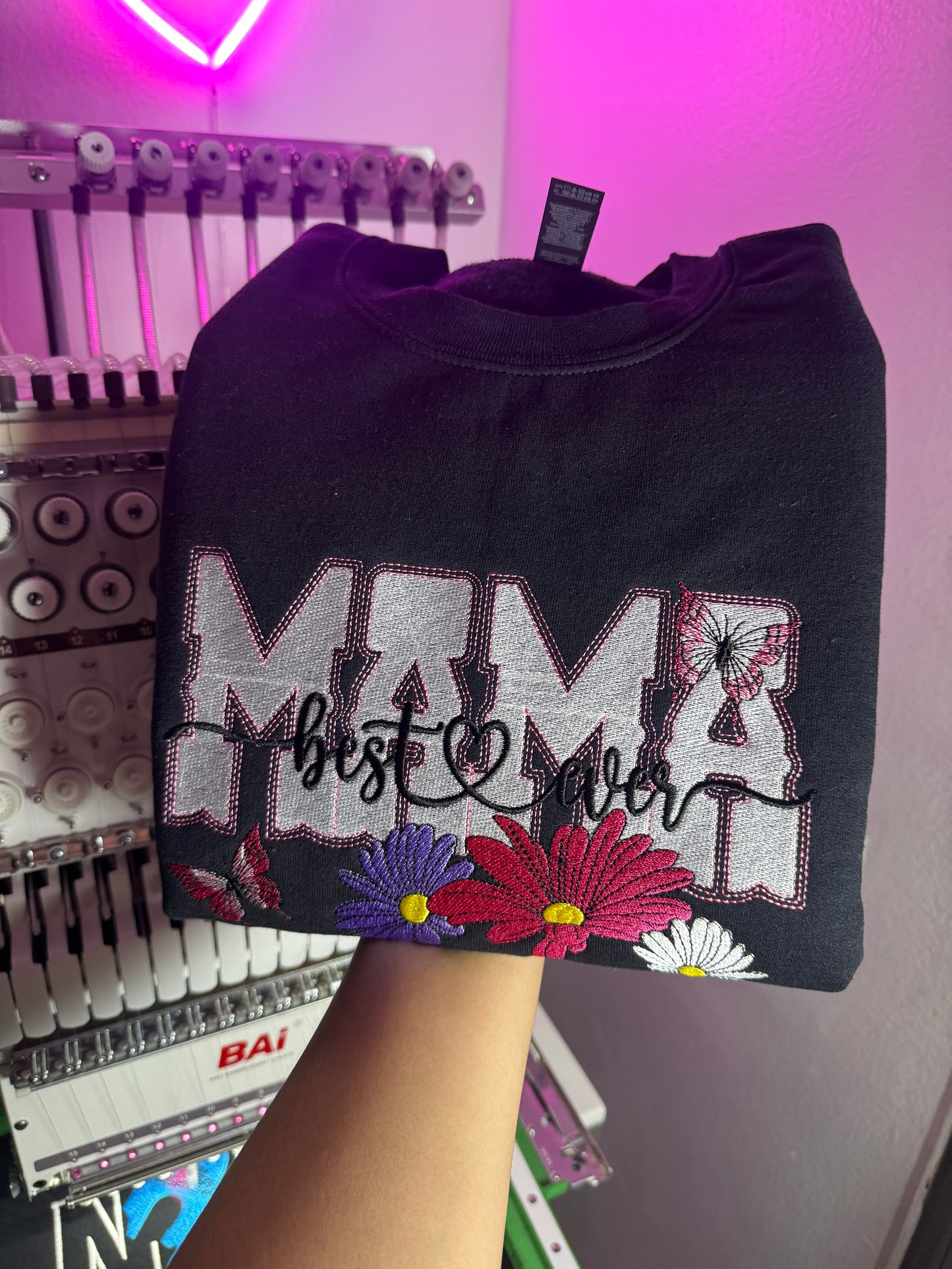 MAMA with flowers adult