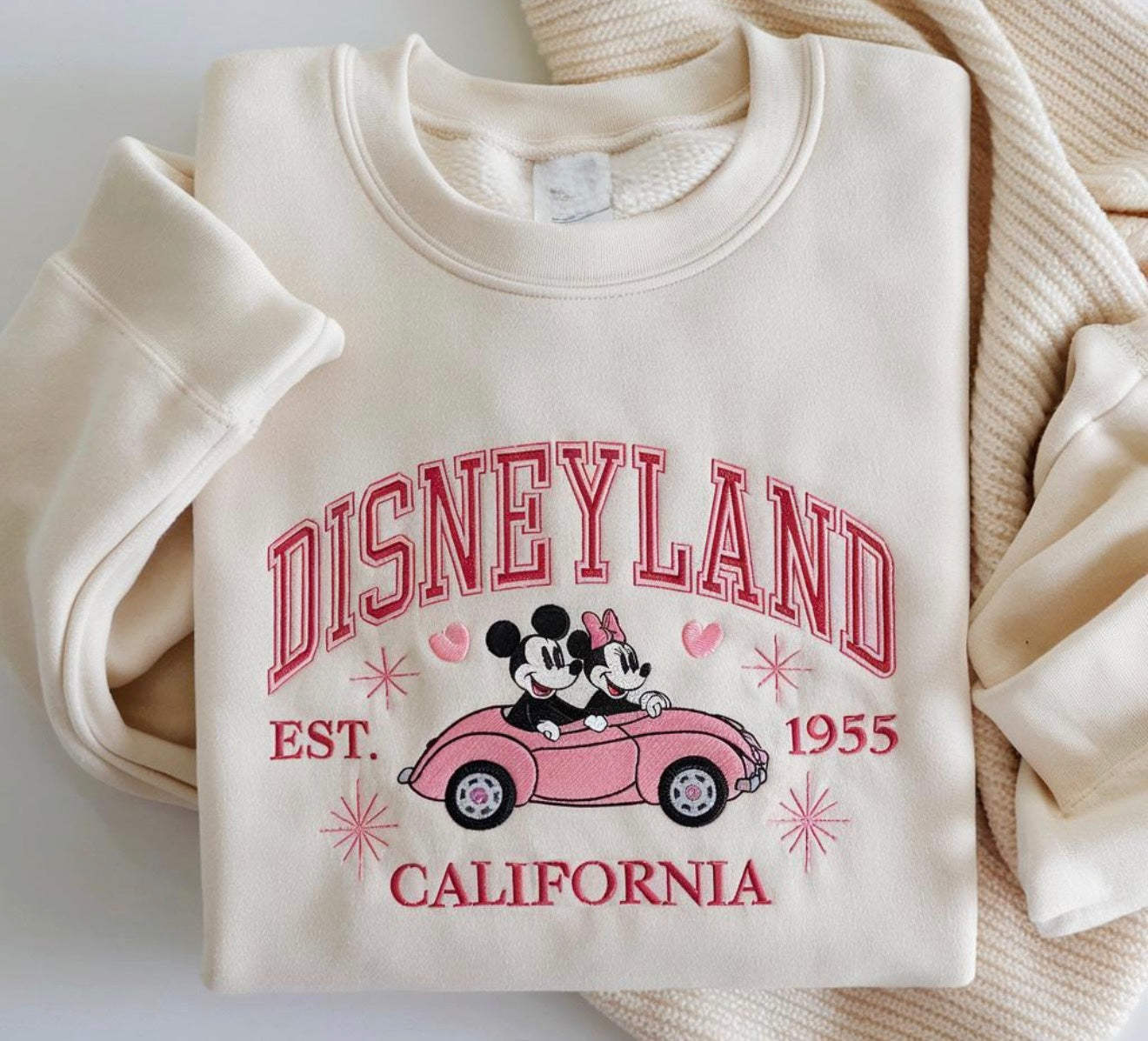 Couple car adult crewneck