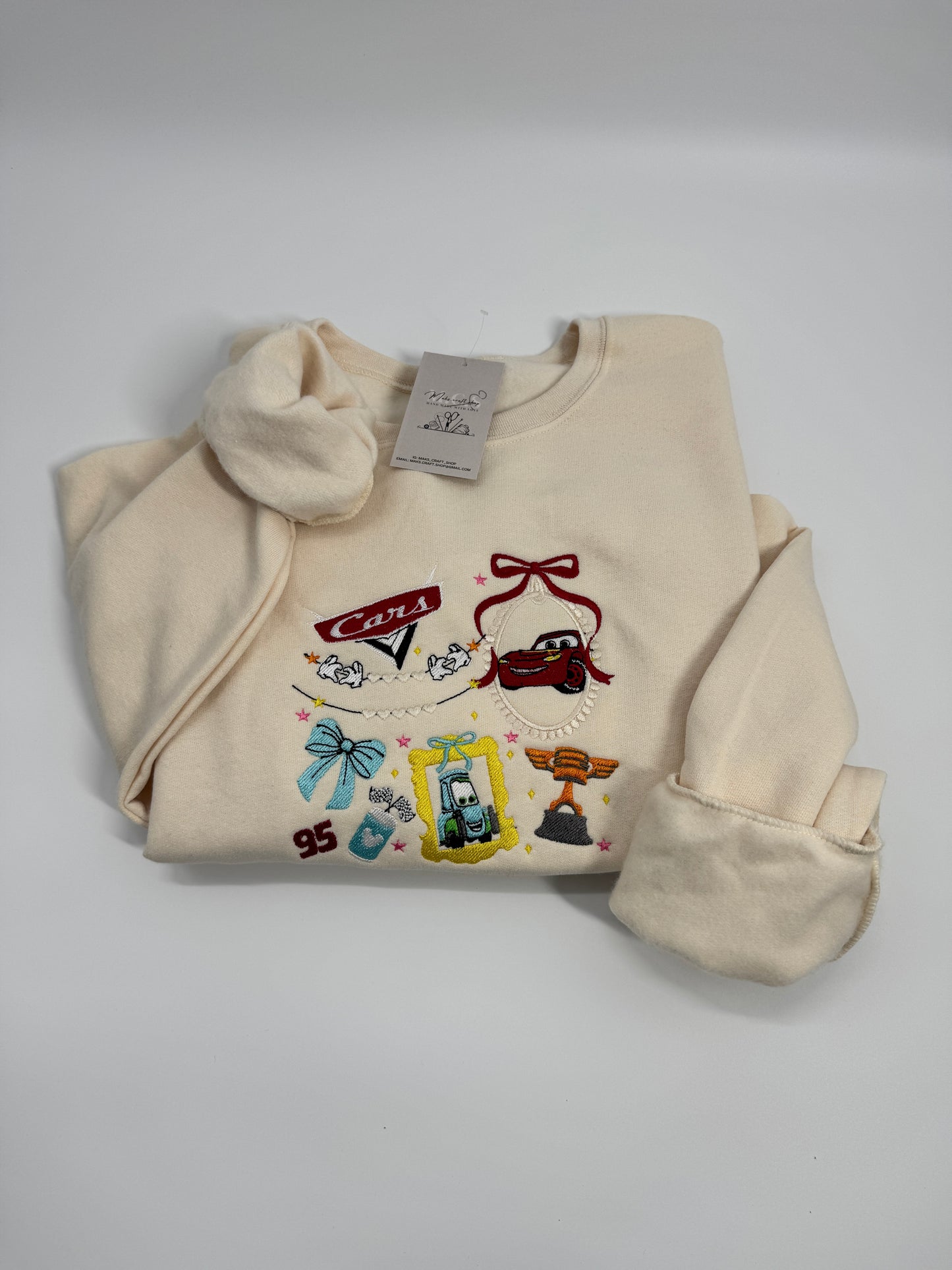 Adult Cartoon car mirror bow