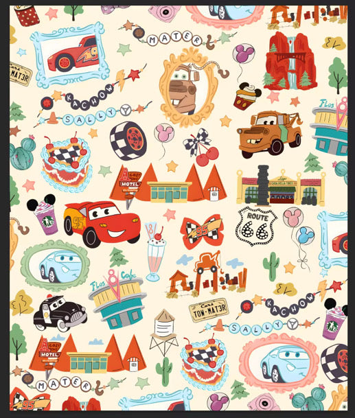 Cars mirror blanket