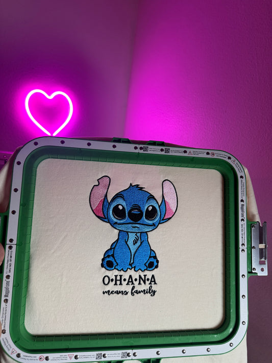 Adult Embroidery t-shirt (OHANA)