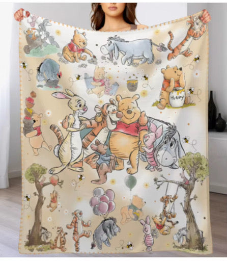 Adult Pooh blanket