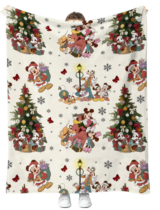 Mick with Christmas tree blanket PRE-ORDER