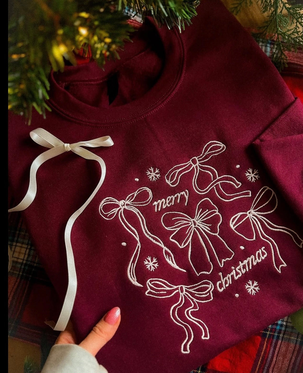Merry Christmas adult crewneck