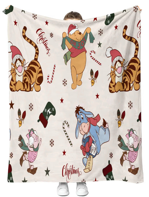 Christmas Pooh & friends blanket PRE-ORDER