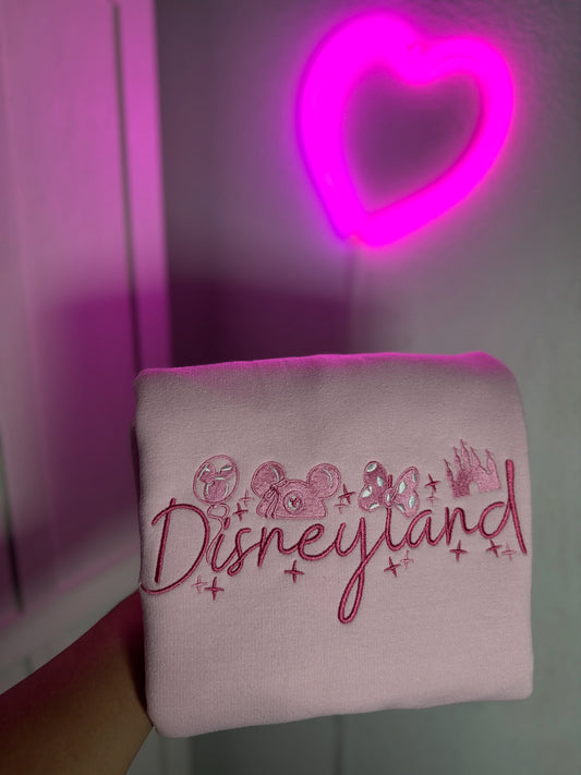 Happy place embroidery sweater