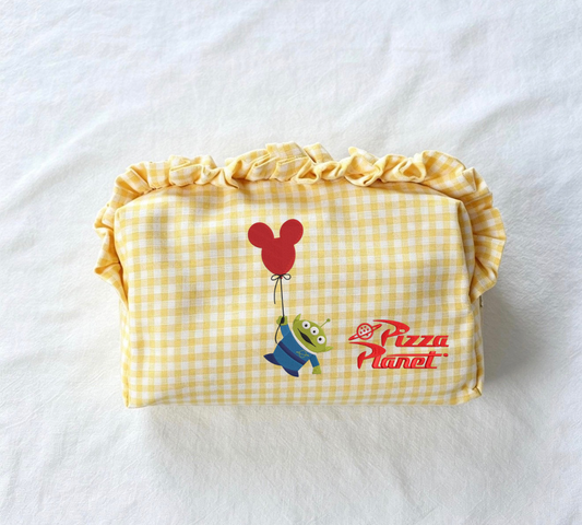 Yellow Alien pouch
