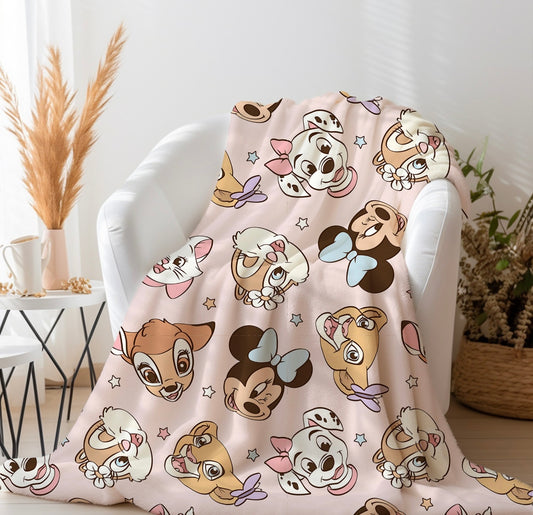 Multi characters blanket