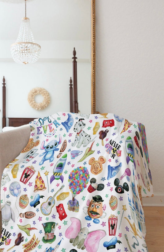 Disn3y character blanket