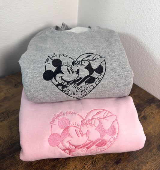 Perfect pair adult crewneck