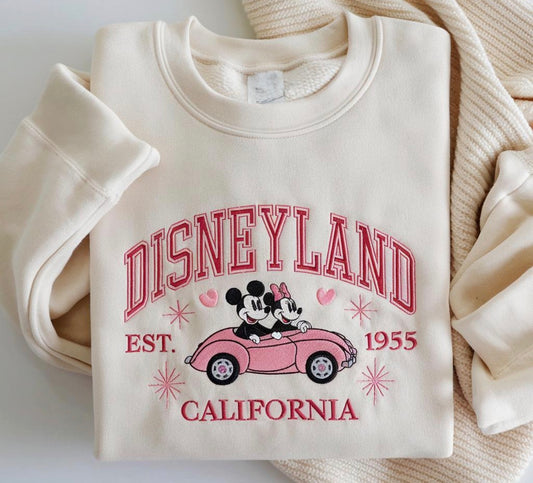 Couple car adult crewneck